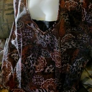 basic editions 2x womens top